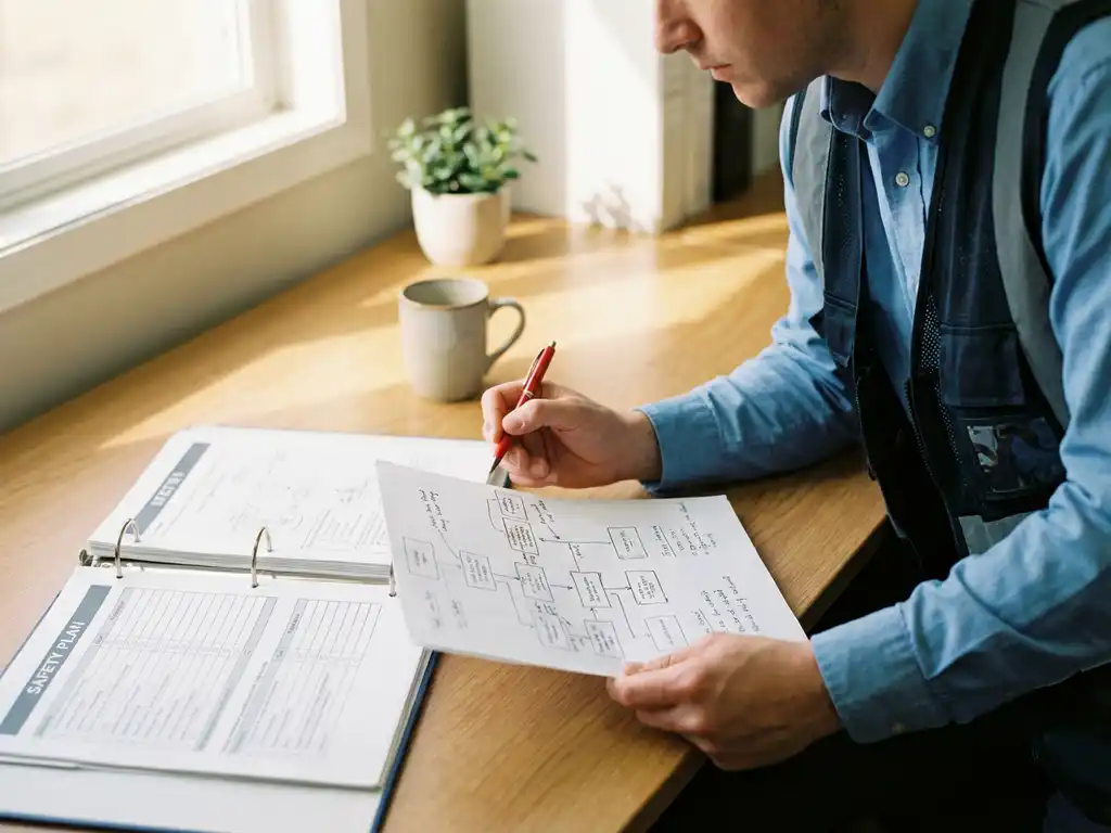 Wat is het verschil tussen een risicoanalyse en een veiligheidsplan?